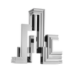 Christofle Perspectives Aluminium Candelabra Chrome
