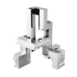 Christofle Perspectives Aluminium Candelabra Chrome