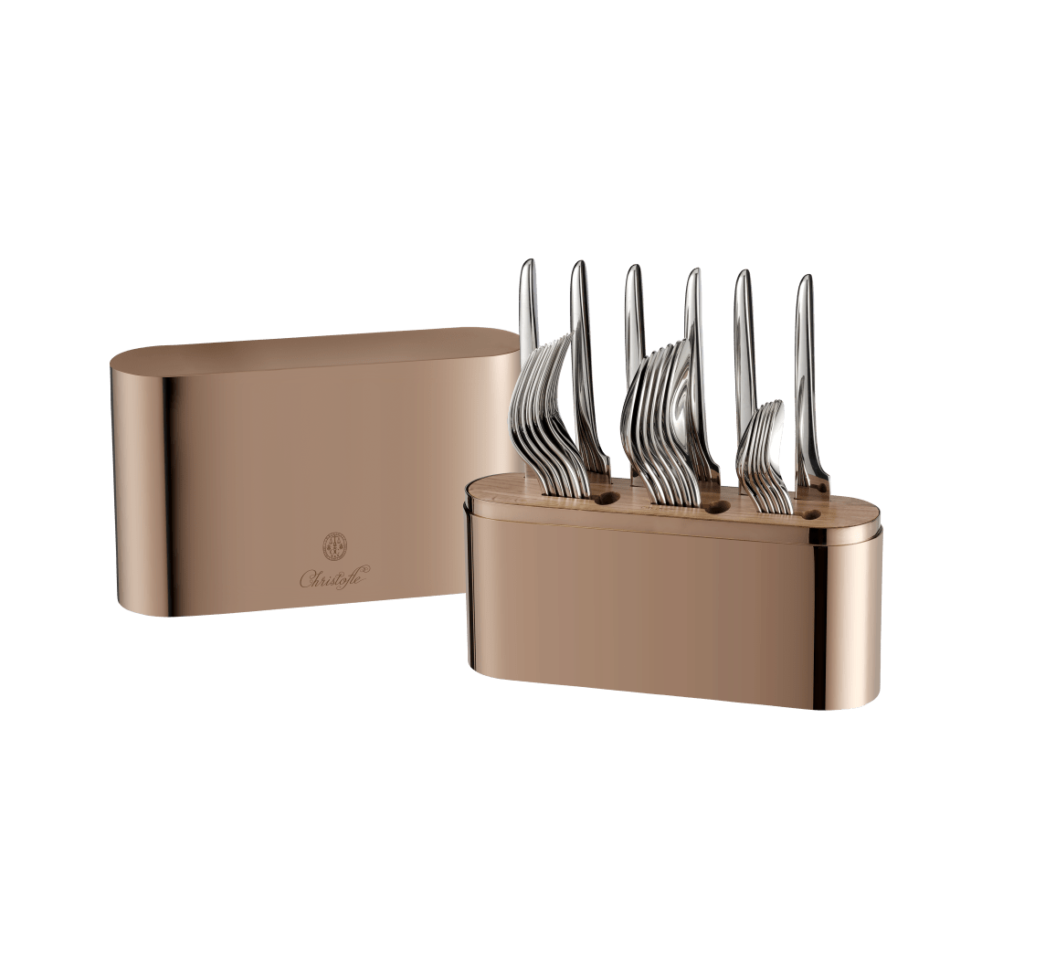 Christofle Concorde Variations Case 24-Pieces Only