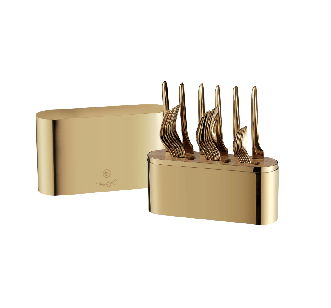 Christofle Concorde Variations Case 24-Pieces Only