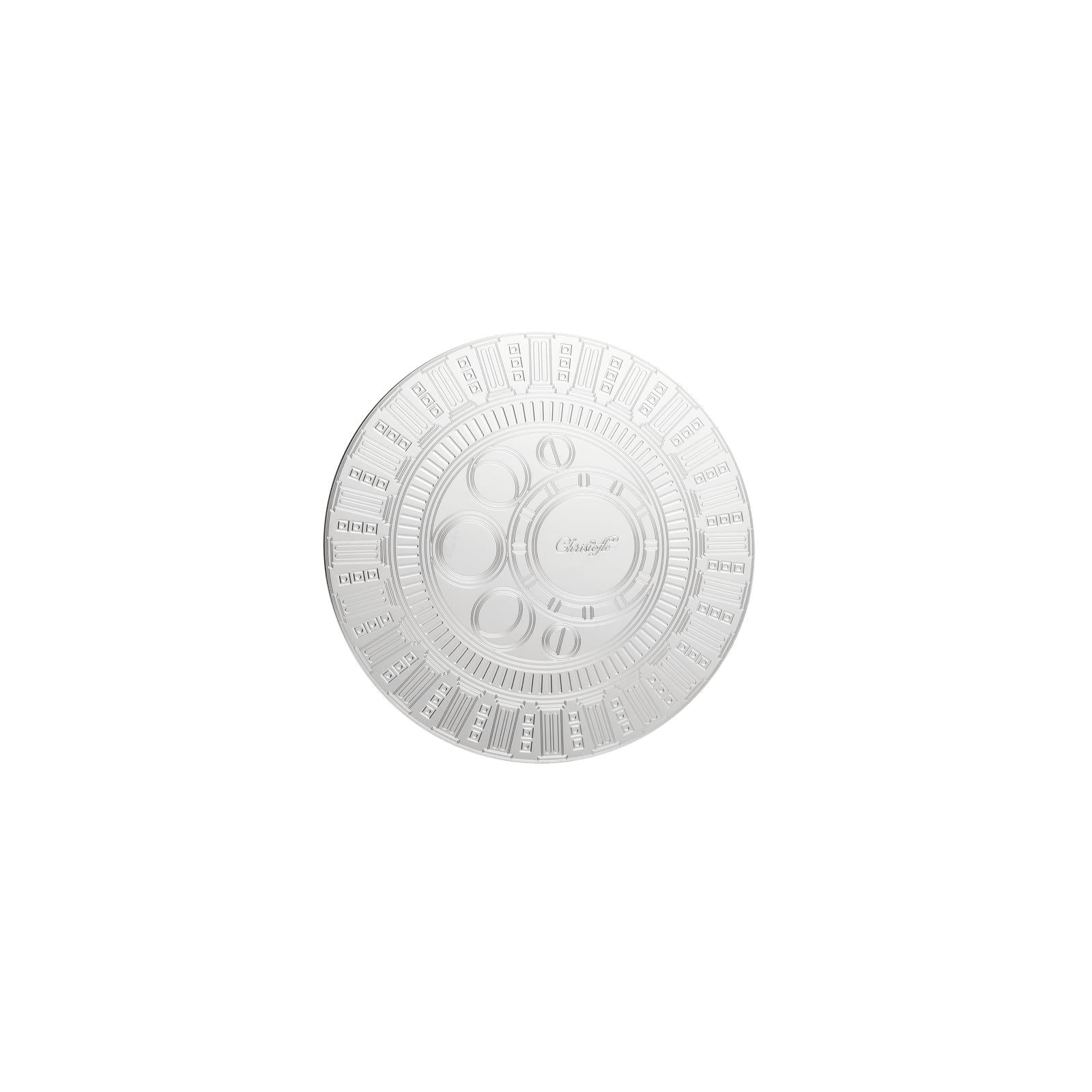 Christofle Rêve Cosmique Palladium Plated Glass Coasters - Set of 2