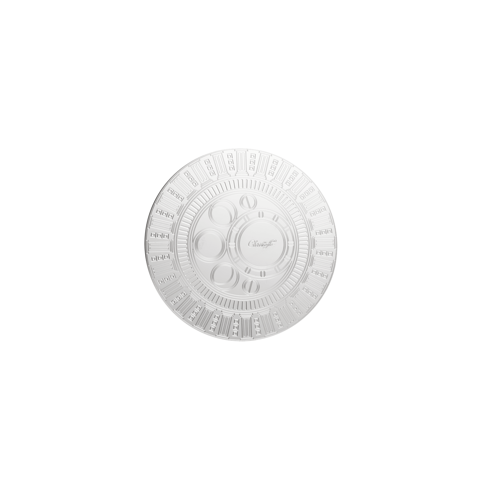 Christofle Rêve Cosmique Palladium Plated Glass Coasters - Set of 2