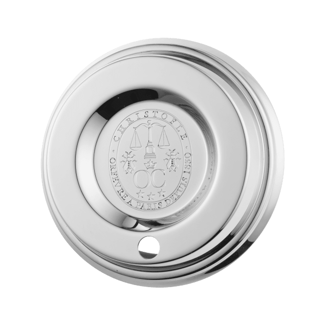 Christofle Objets Miroir Imperial Green Stainless Steel Coffee Cup