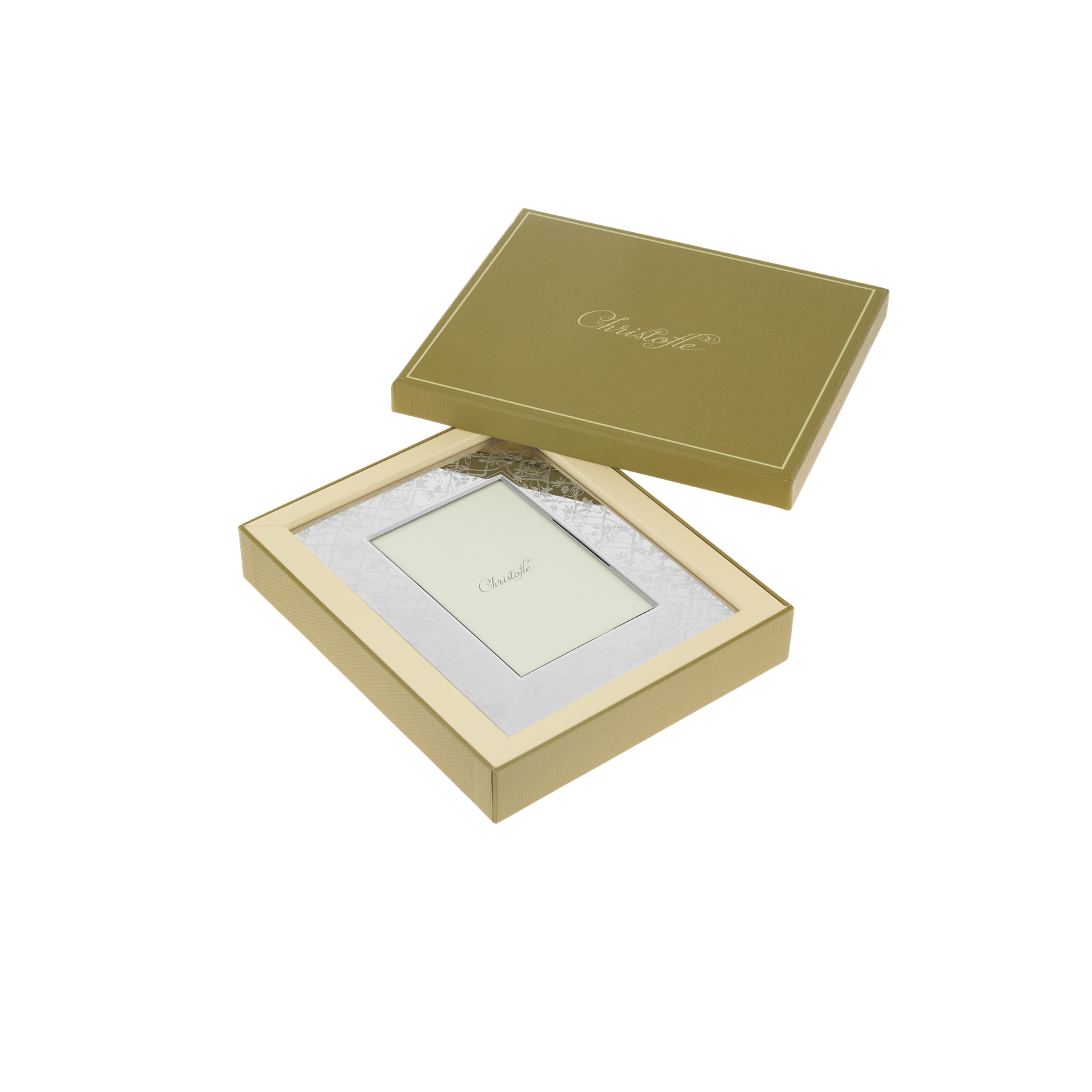 Christofle Les Fables Stainless Steel Picture Frame