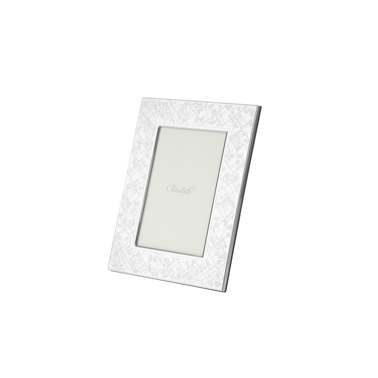 Christofle Les Fables Stainless Steel Picture Frame