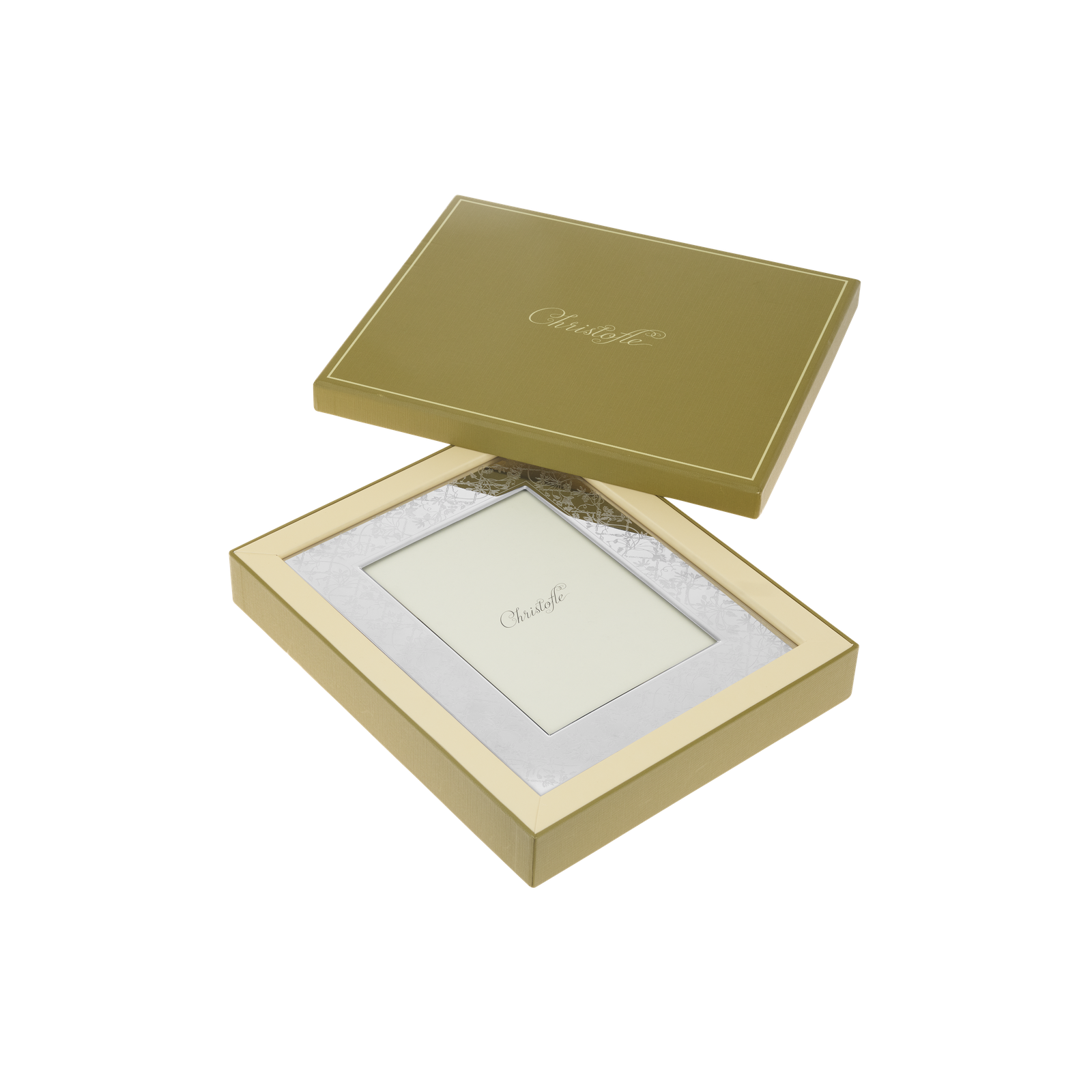 Christofle Les Fables Stainless Steel Picture Frame