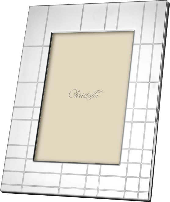 Christofle Graphik Stainless Steel Picture Frame