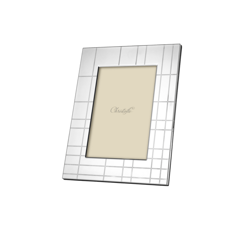 Christofle Graphik Stainless Steel Picture Frame