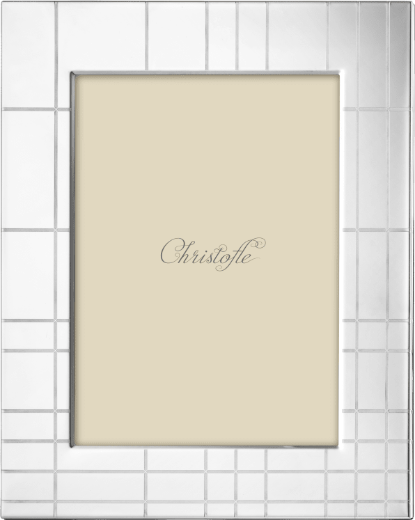 Christofle Graphik Stainless Steel Picture Frame