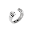 Christofle Patte de Lion Sterling Silver Handcuff Size 1
