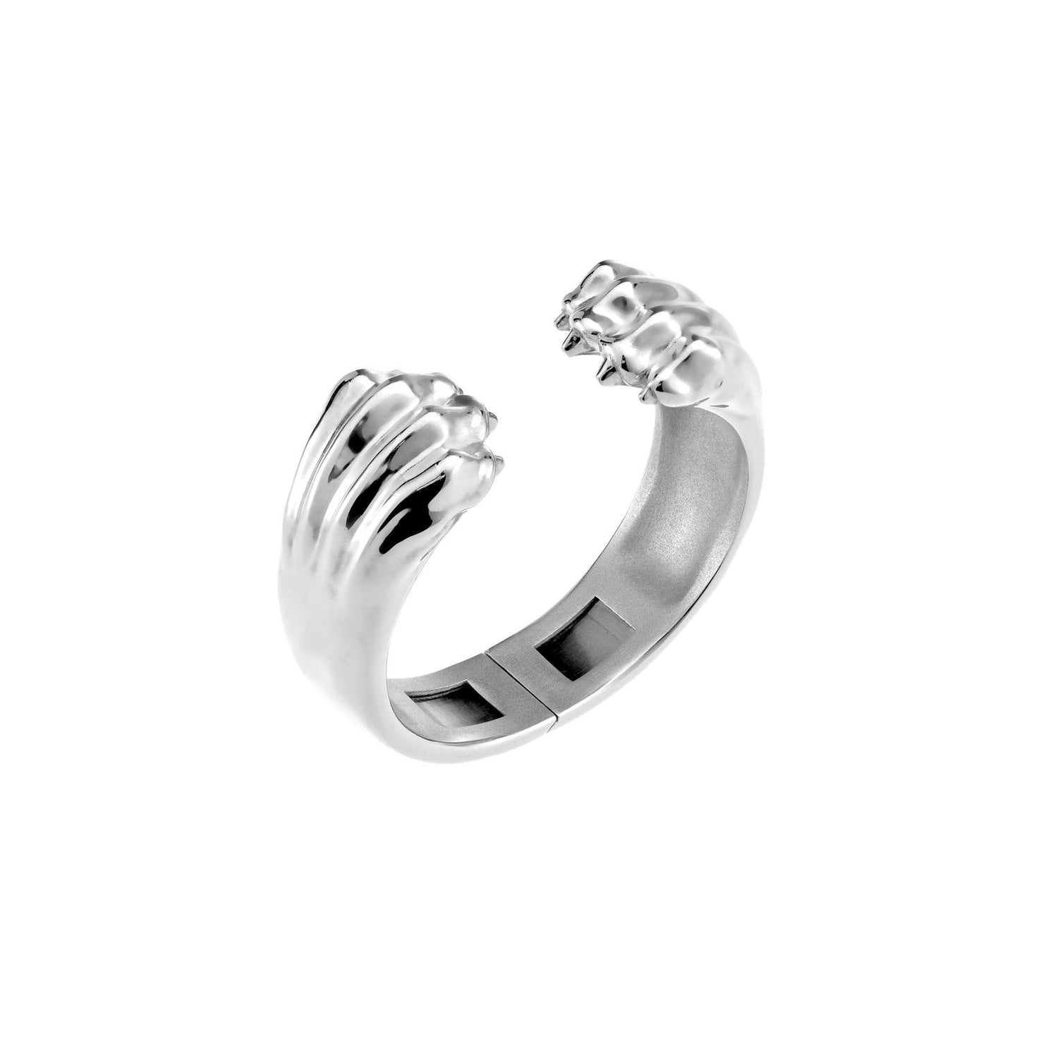 Christofle Patte de Lion Sterling Silver Handcuff Size 1