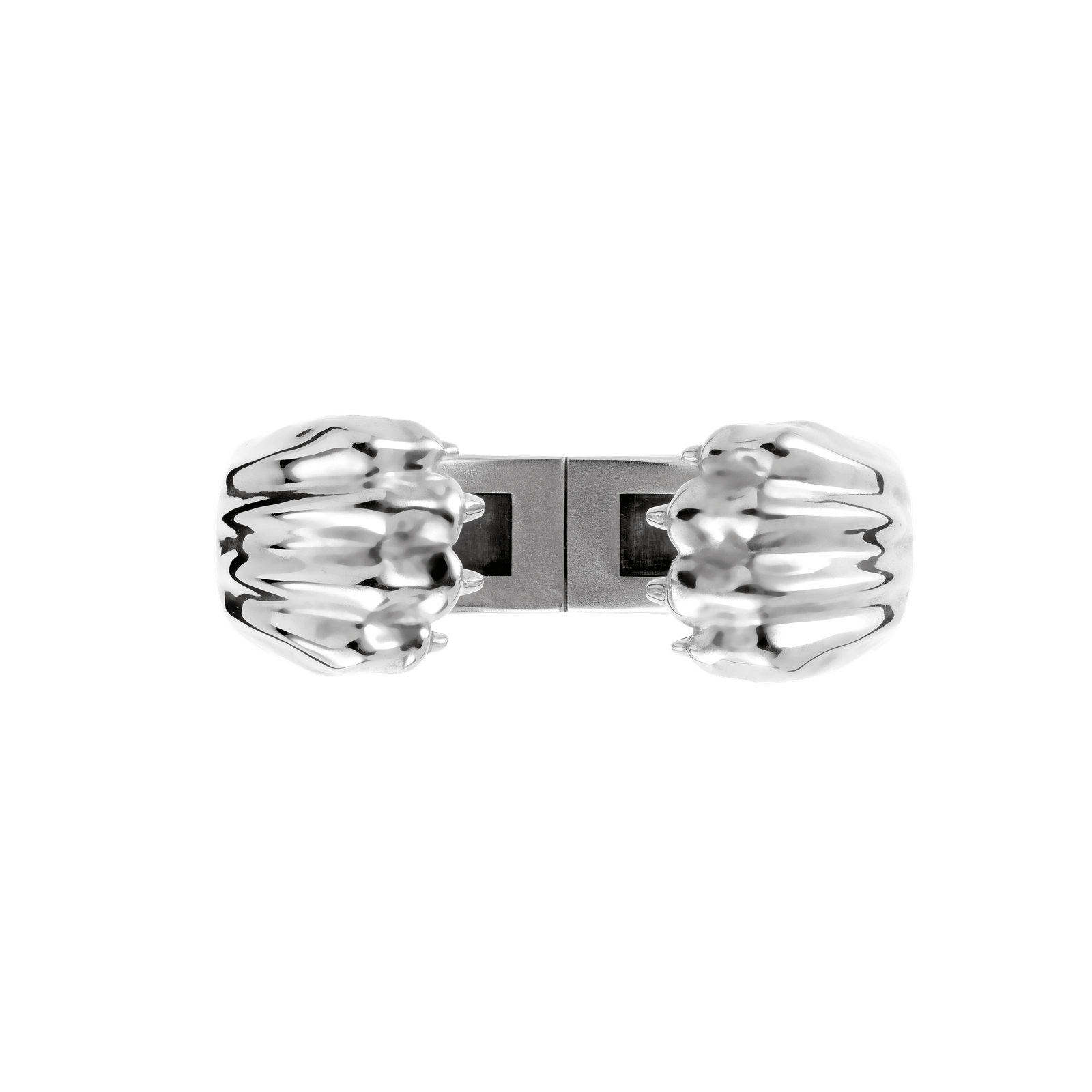 Christofle Patte de Lion Sterling Silver Handcuff Size 1