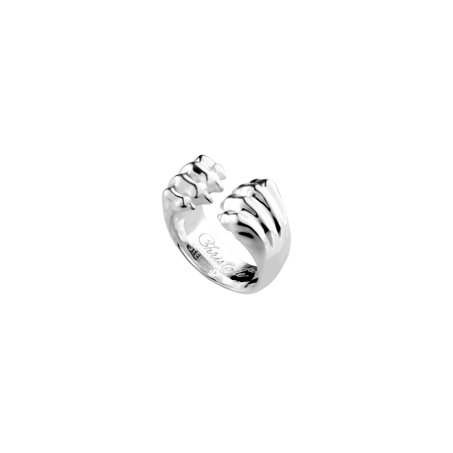 Christofle Patte de Lion Open Ring
