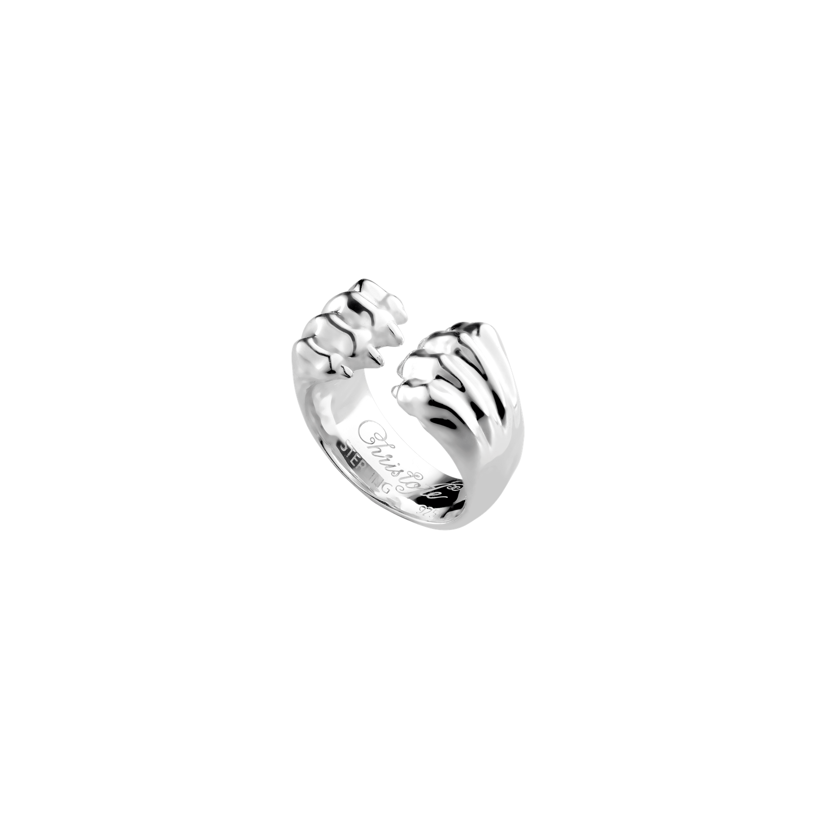 Christofle Patte de Lion Open Ring