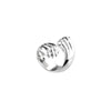 Christofle Patte de Lion Cross Ring