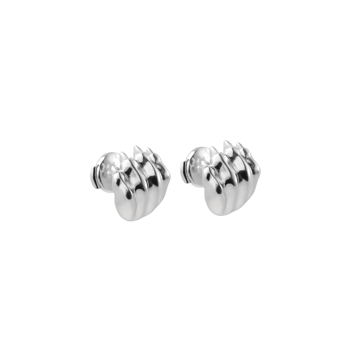 Christofle Patte de Lion Gilded Stud Earrings