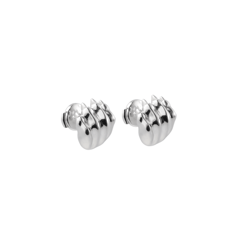Christofle Patte de Lion Gilded Stud Earrings