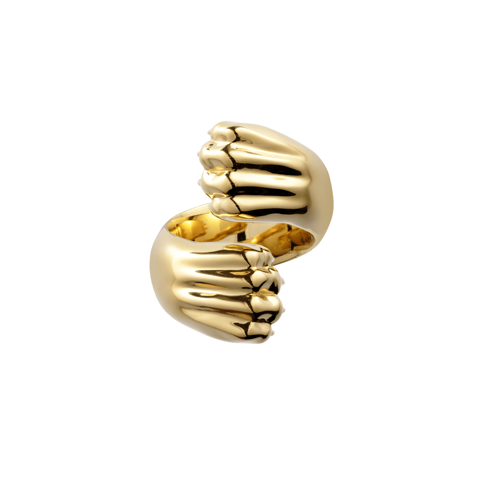 Christofle Patte de Lion Cross Ring