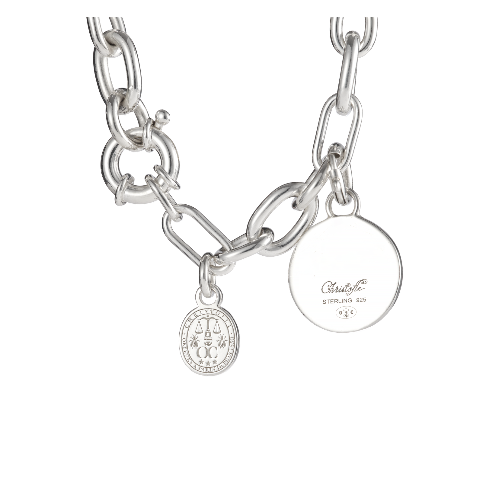 Christofle Chri-Chri Sterling Silver Chain Bracelet