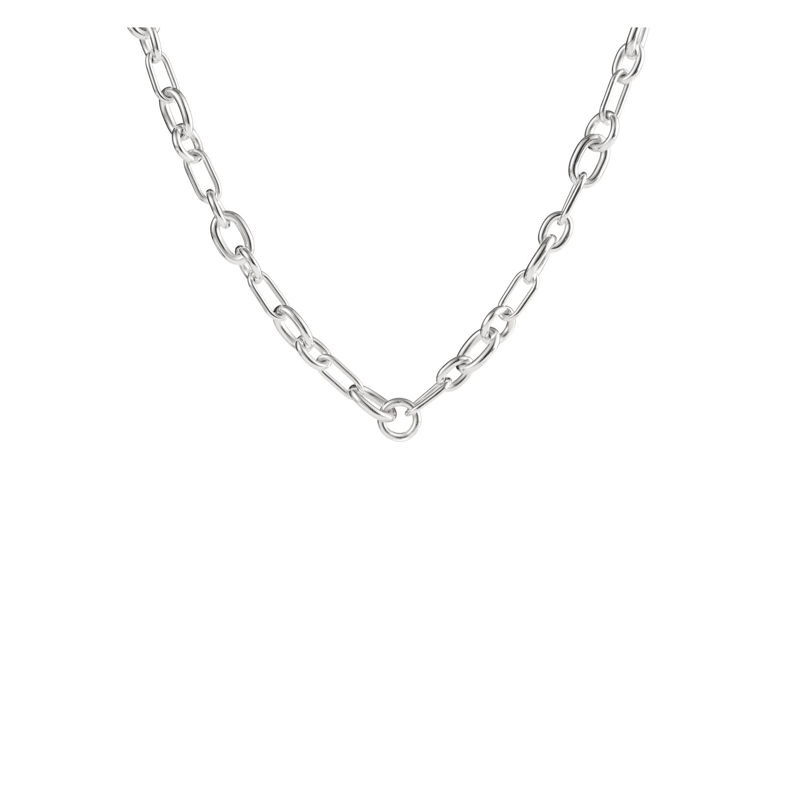 Christofle Chri-Chri Sterling Silver Chain Necklace