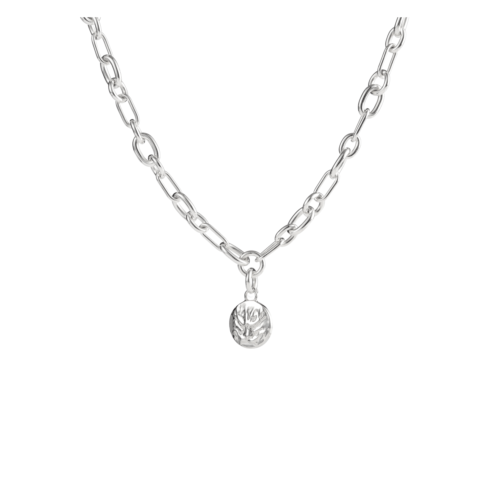 Christofle Chri-Chri Sterling Silver Medal  With Snape Hook Peau De Lion