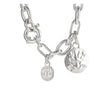 Christofle Chri-Chri Sterling Silver Medal  With Snape Hook Peau De Lion