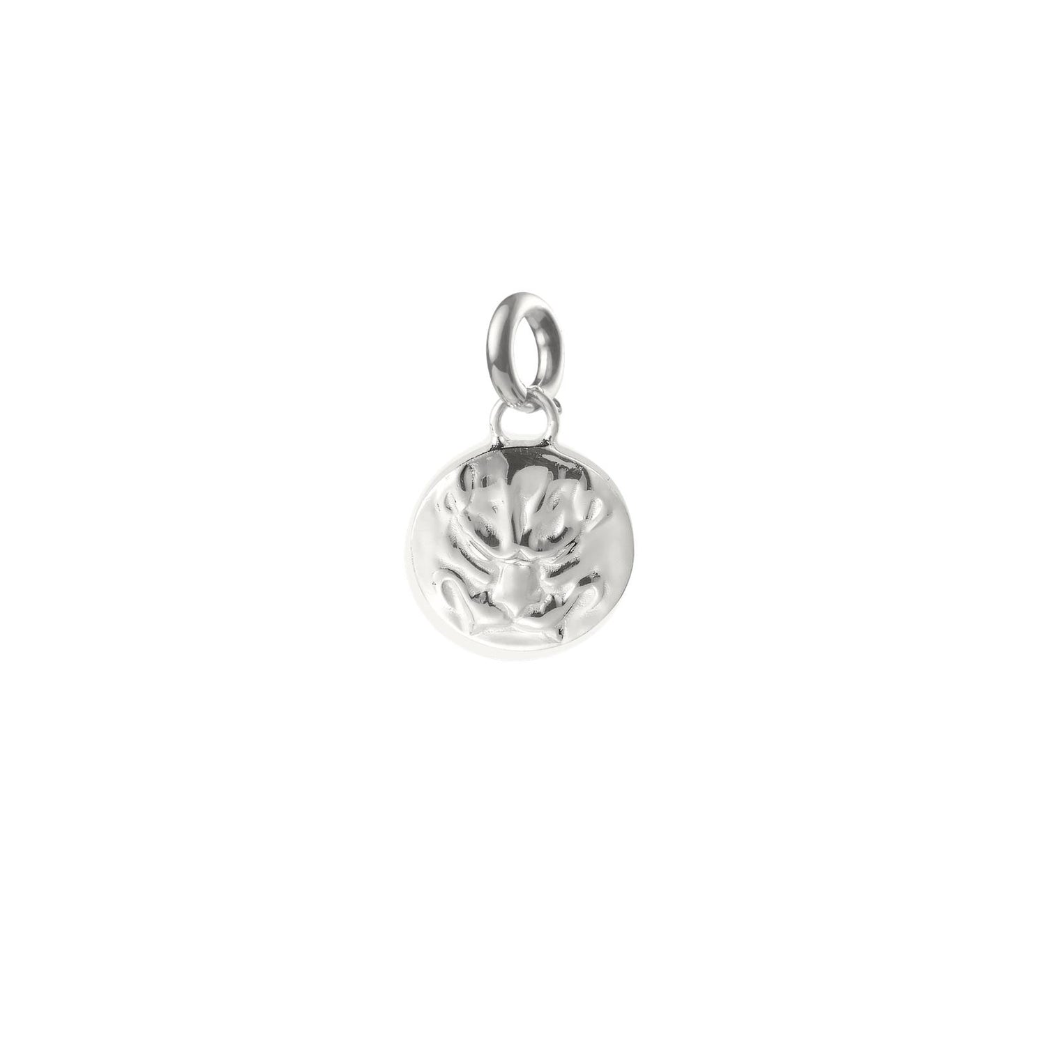 Christofle Chri-Chri Sterling Silver Medal  With Snape Hook Peau De Lion