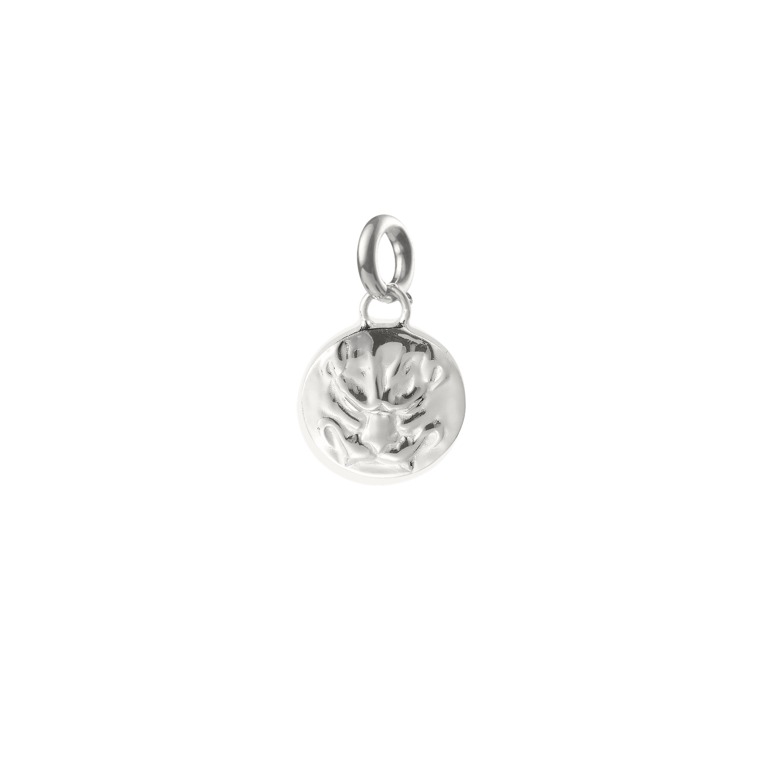 Christofle Chri-Chri Sterling Silver Medal  With Snape Hook Peau De Lion