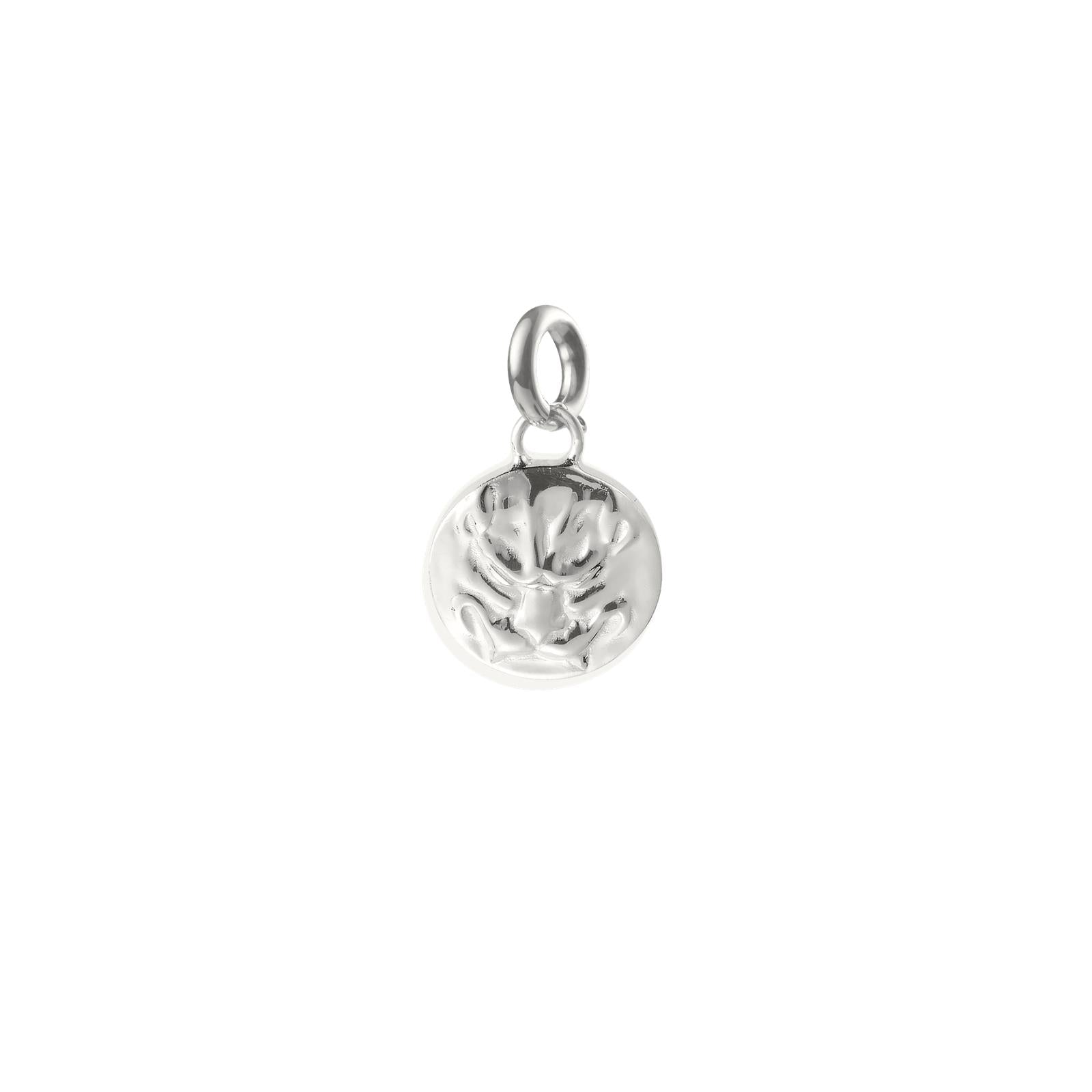 Christofle Chri-Chri Sterling Silver Medal  With Snape Hook Peau De Lion