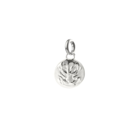 Christofle Chri-Chri Sterling Silver Medal  With Snape Hook Peau De Lion