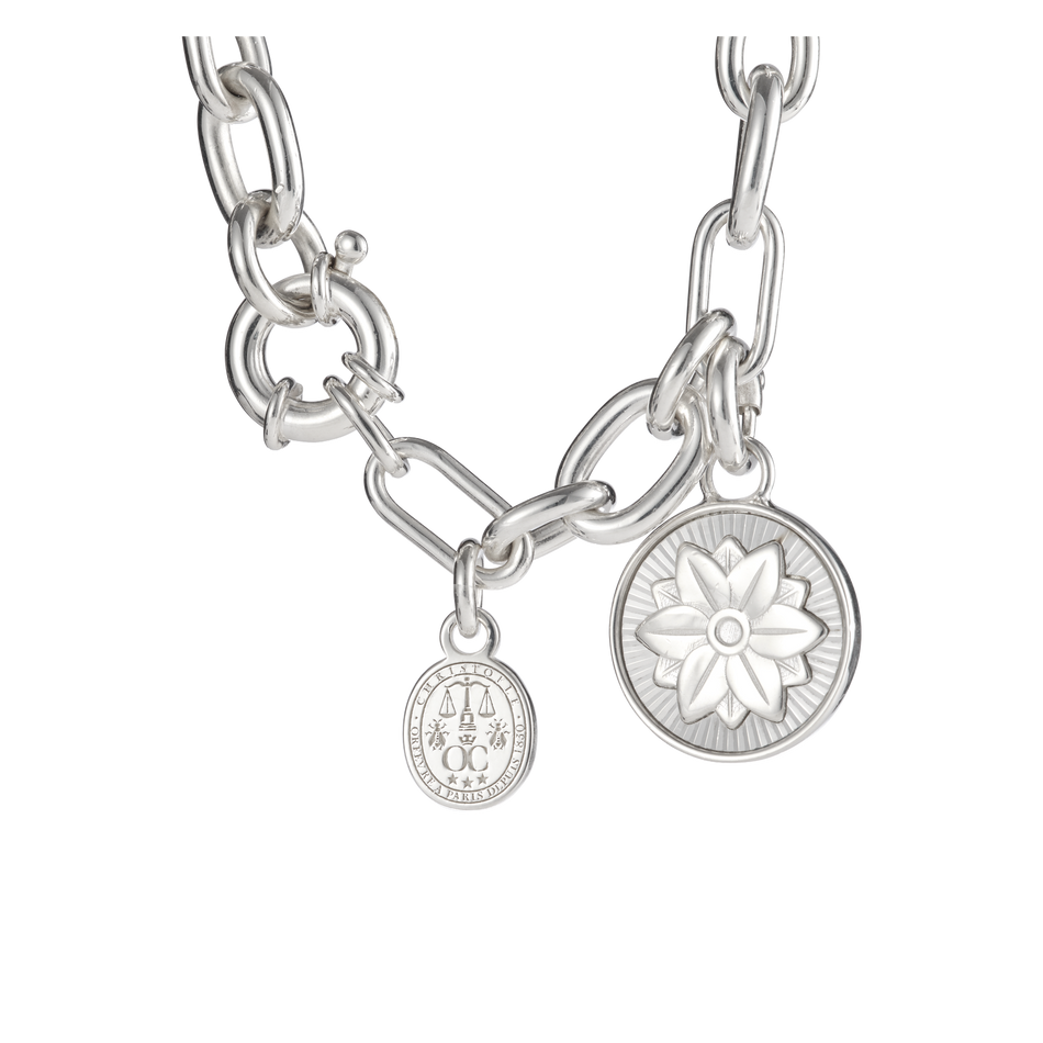 Christofle Chri-Chri Sterling Silver Medal  With Snape Hook