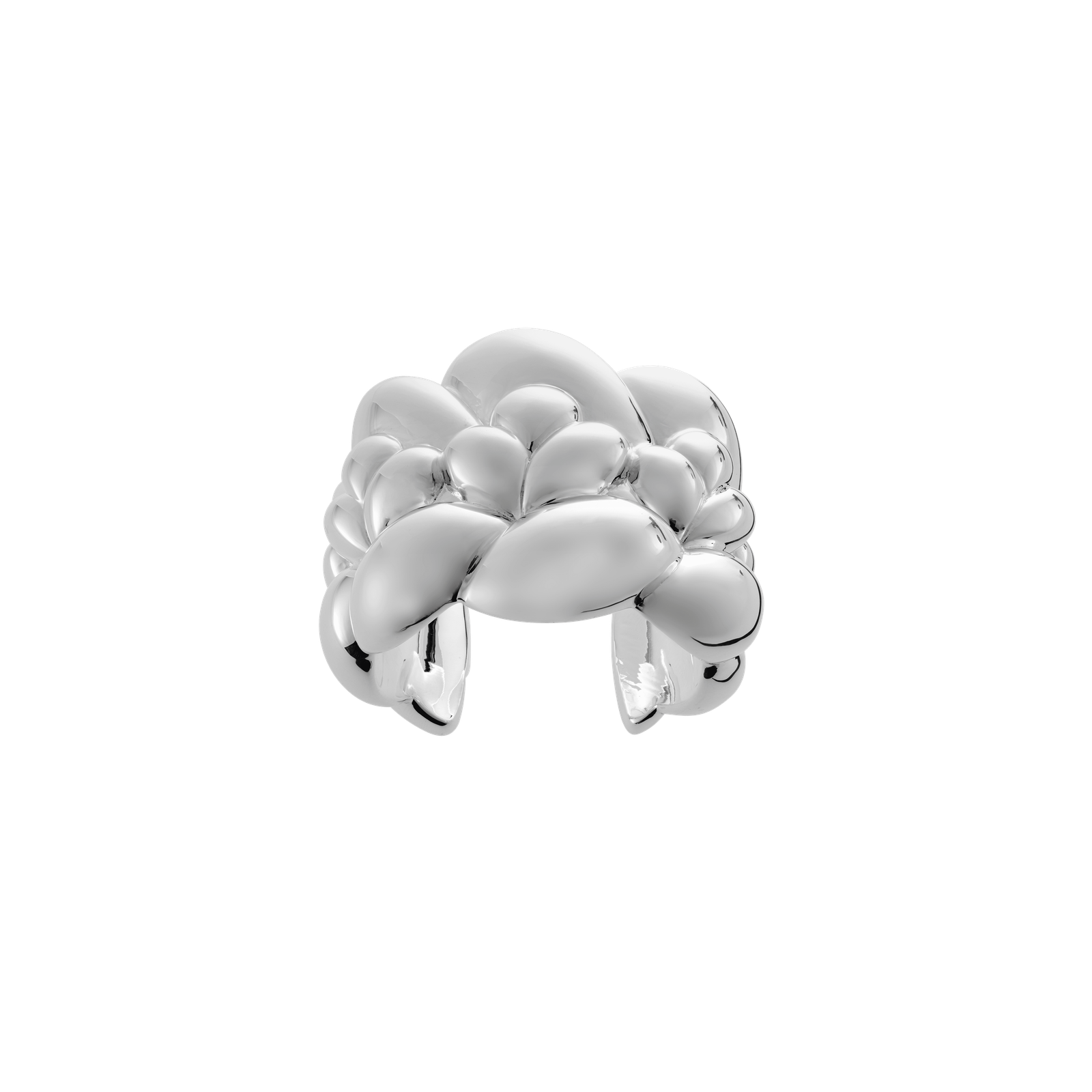 Christofle Babylone Sterling Silver Cuff Bracelet