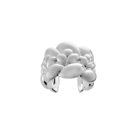 Christofle Babylone Sterling Silver Cuff Bracelet