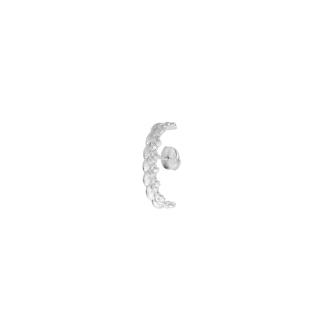 Christofle Babylone Sterling Silver T Bar Ear Cuff