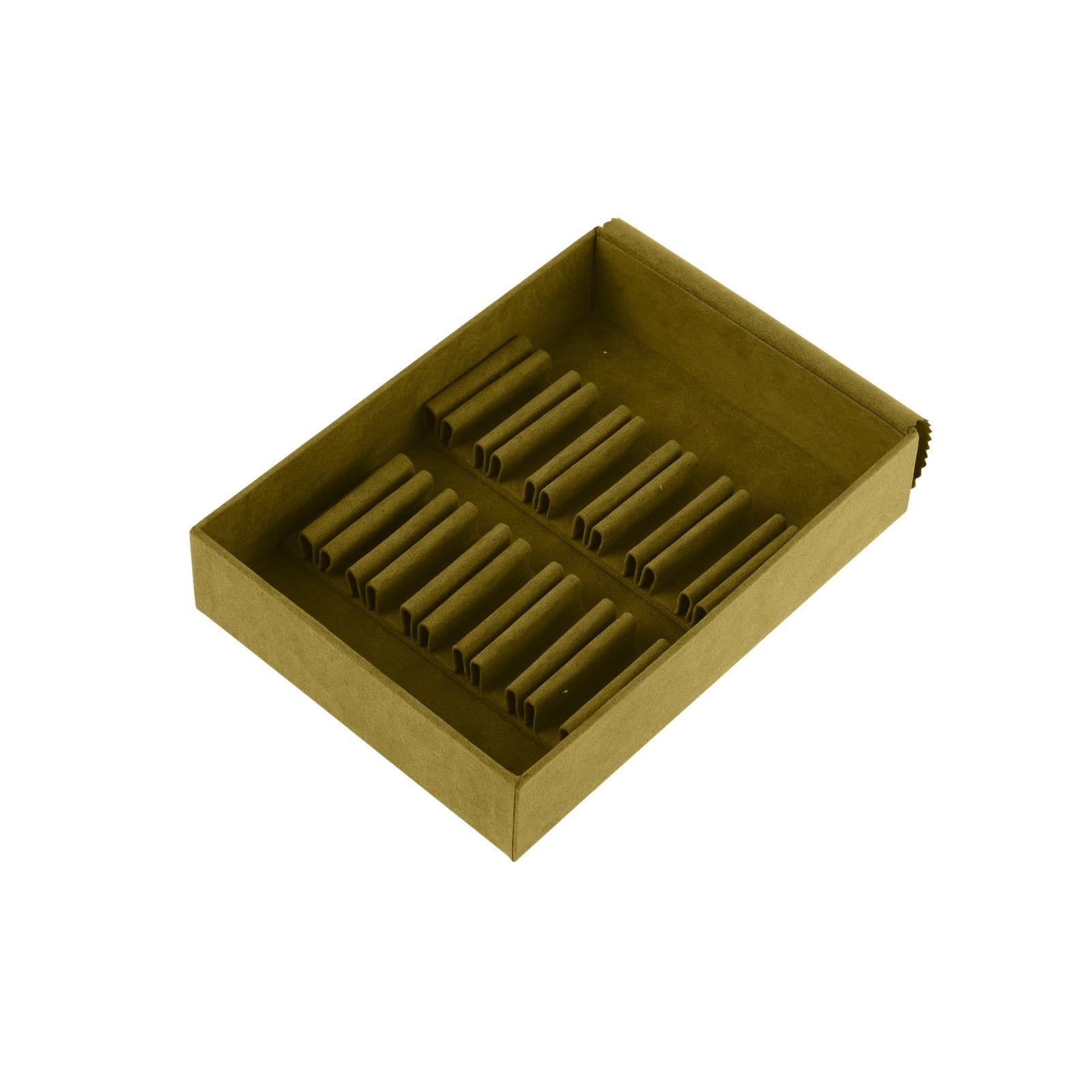 Christofle Anti-Tarnish Imperial Green 2 Racks Storage Box