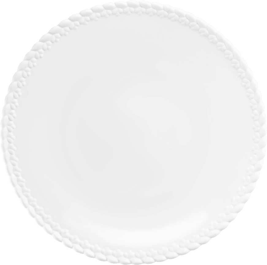 Christofle Babylone Porcelain Plate