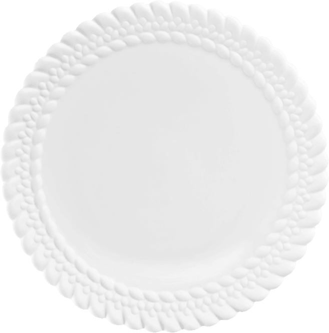 Christofle Babylone Porcelain Plate
