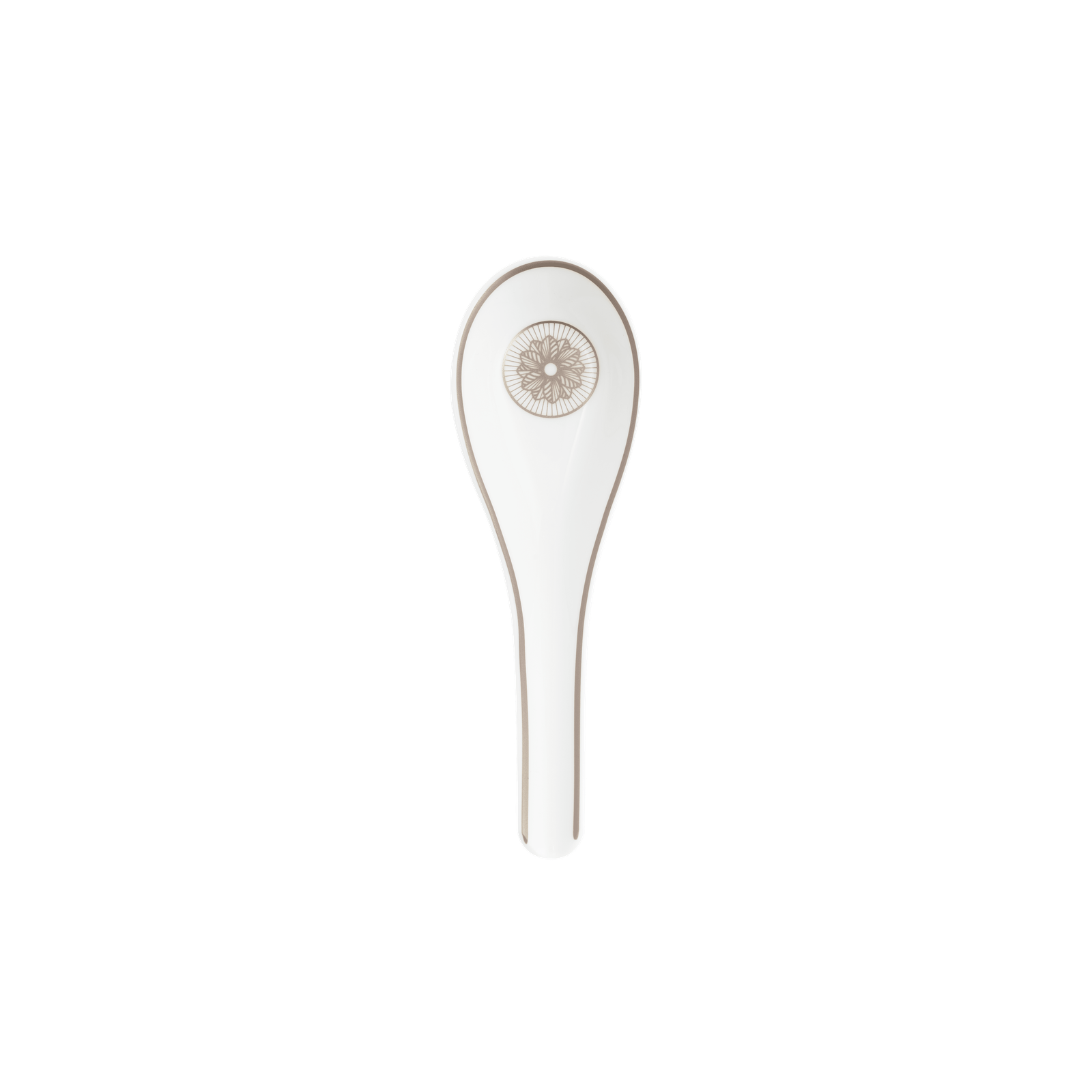 Christofle Malmaison Impériale Porcelain Soup Spoon