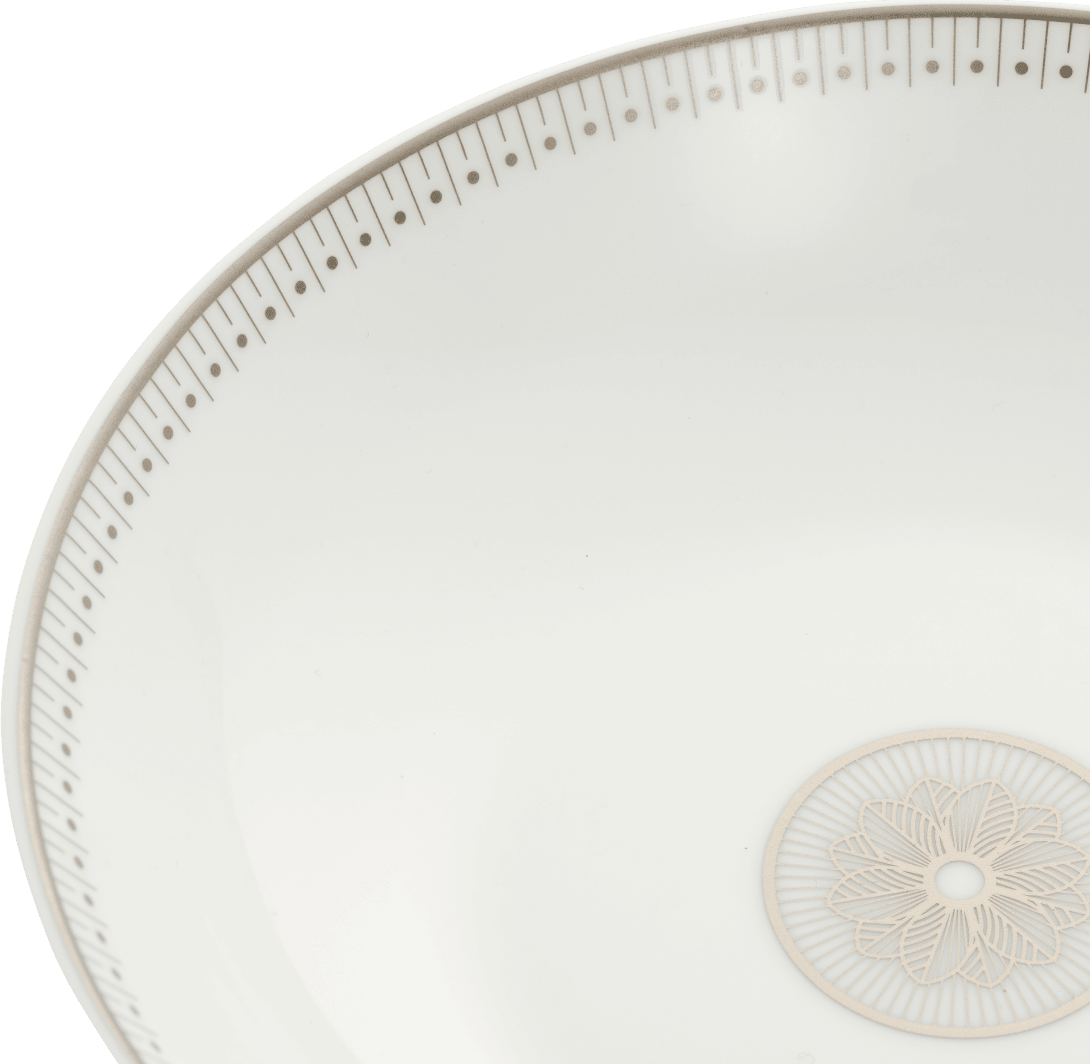 Christofle Malmaison Impériale Soup Cereal Porcelain Bowl