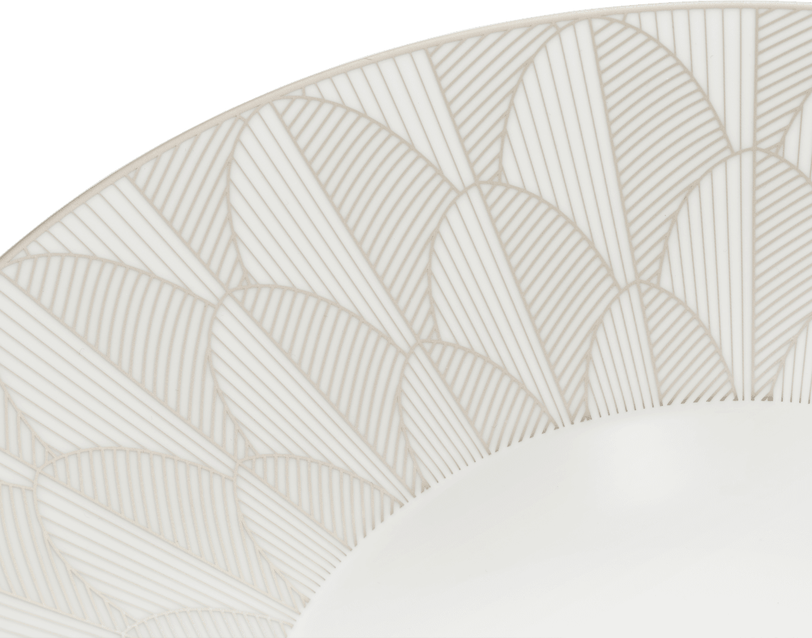 Christofle Malmaison Impériale Porcelain Plate