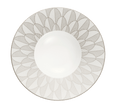 Christofle Malmaison Impériale Porcelain Platinum Plate