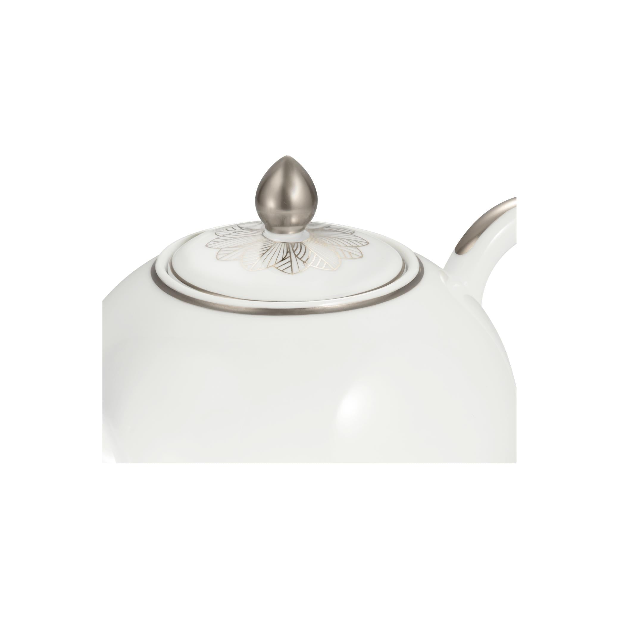 Christofle Malmaison Imperiale Round Teapot 1.5L