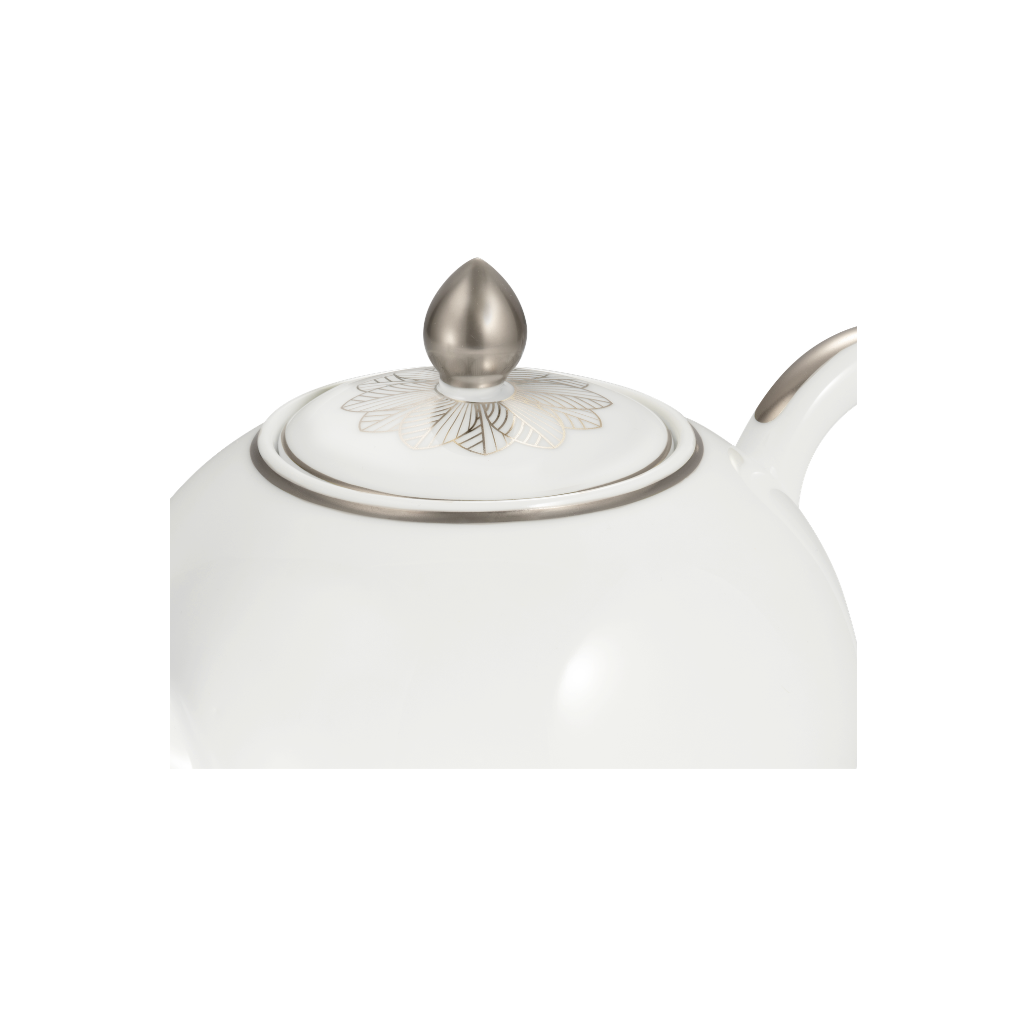 Christofle Malmaison Imperiale Round Teapot 1.5L