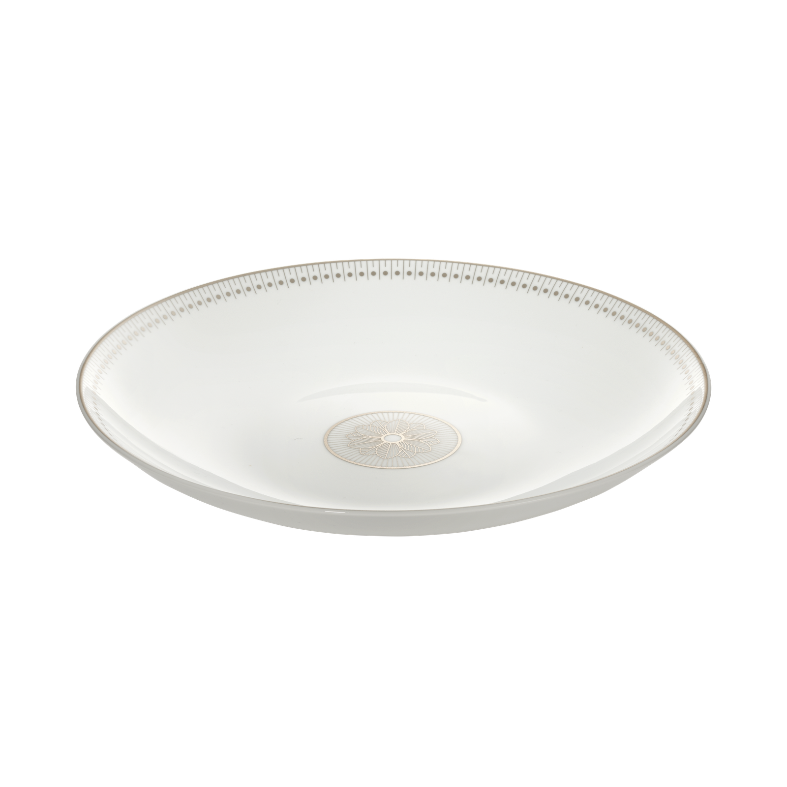 Christofle Malmaison Impériale Porcelain Open Vegetable Dish