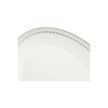 Christofle Malmaison Impériale Platinum Finish Porcelain Oval Platter