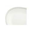 Christofle Malmaison Impériale Platinum Finish Porcelain Oval Platter