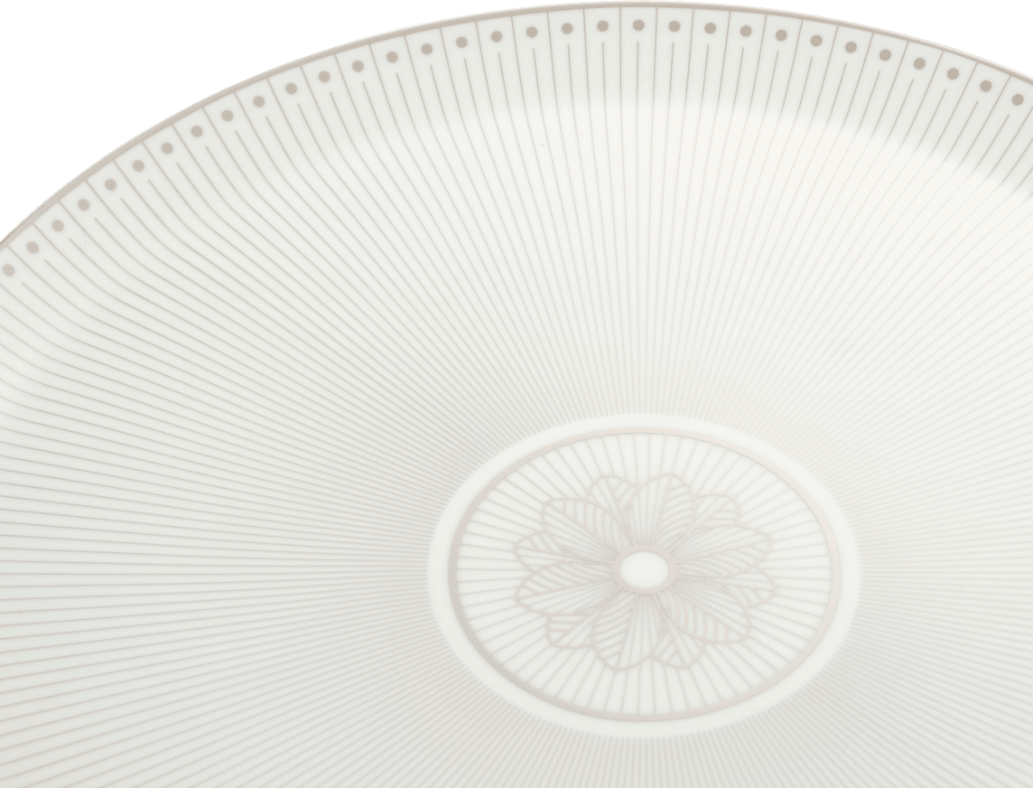 Christofle Malmaison Impériale Porcelain Pie Dish