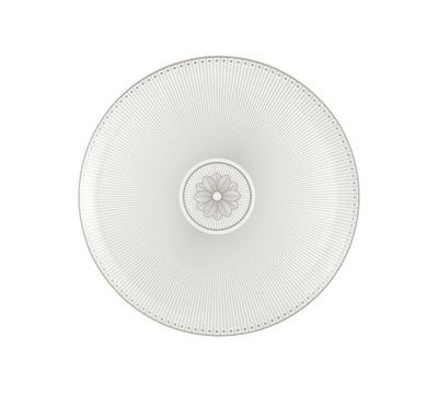 Christofle Malmaison Impériale Porcelain Pie Dish