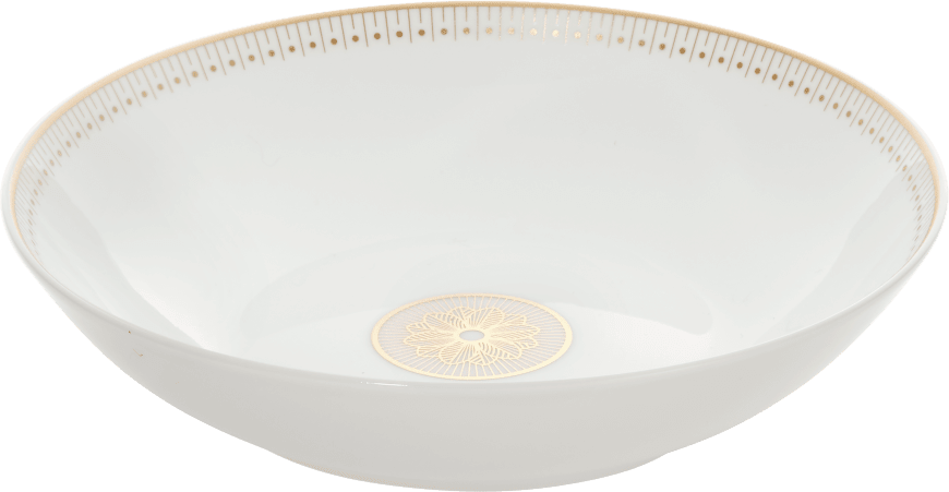 Christofle Malmaison Impériale Soup Cereal Porcelain Bowl
