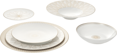 Christofle Malmaison Impériale Soup Cereal Porcelain Bowl